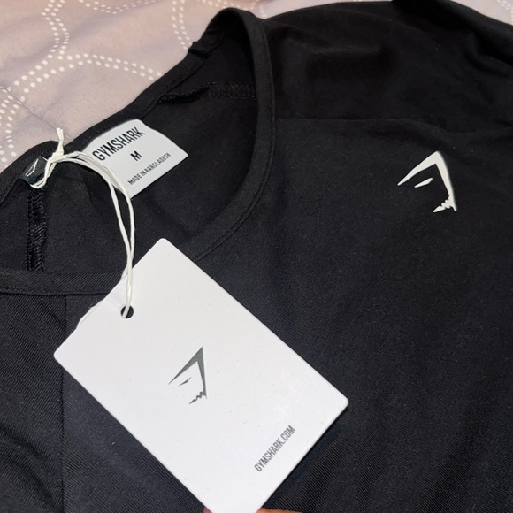 Gymshark LIFTING ESSENTIAL LONG SLEEVE CROP TOP - Picture 2 of 5